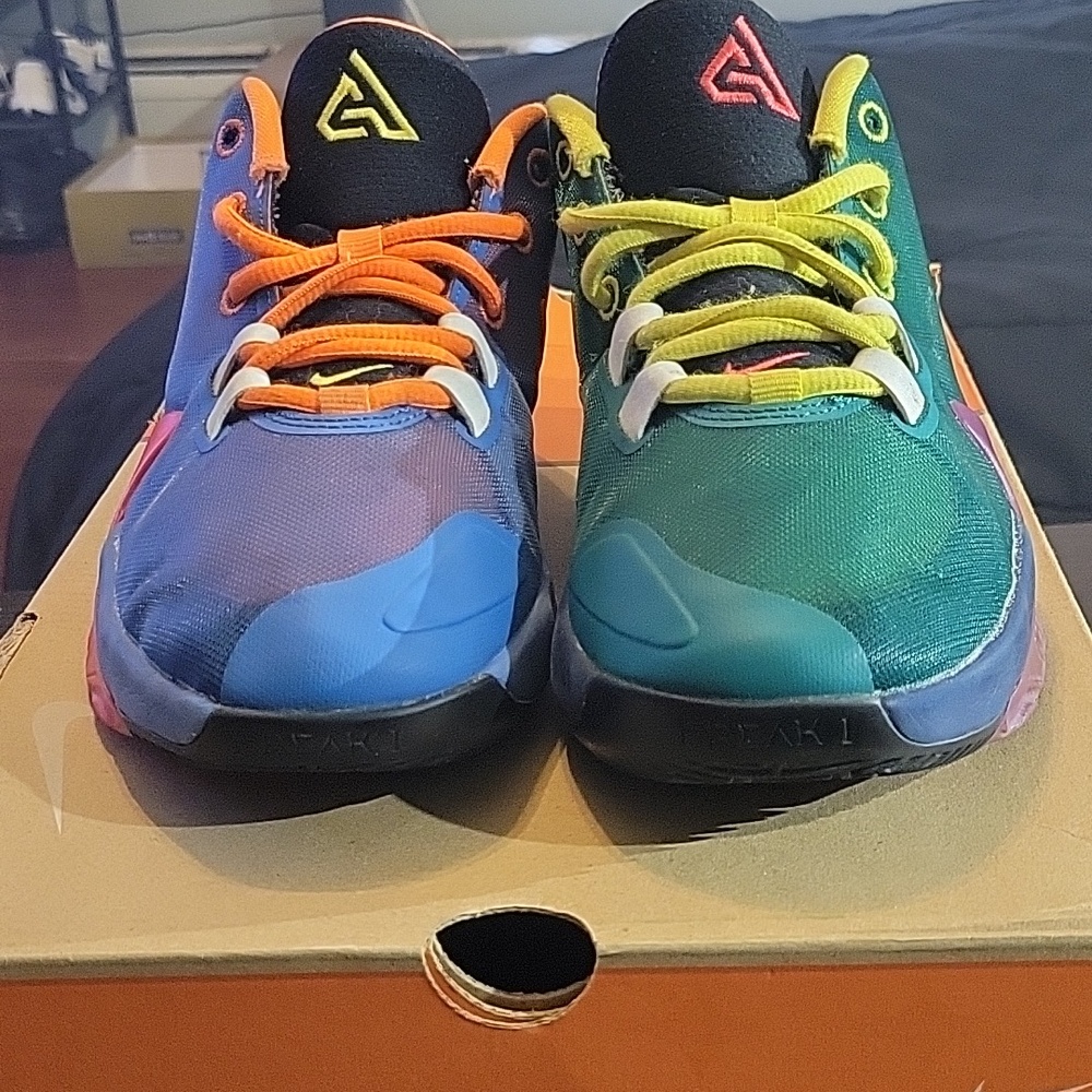Nike Zoom Freak 1 GS (SE) "What The" (2020) Boys 5Y Girls 6.5 EUC - Picture 4 of 10
